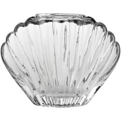 Muslingevase - Klart glas