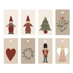 Til &amp; fra kort - 8 forskellige - My Nostalgic Christmas
