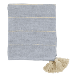 Aix Plaid af overskudsgarn - Sky blue