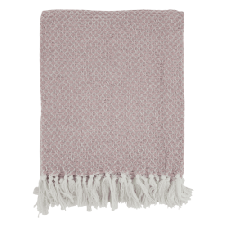 Aix Plaid af overskudsgarn - Rosa