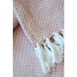 Aix Plaid af overskudsgarn - Rosa