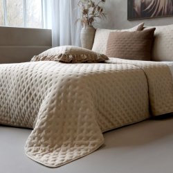 Aix Soft Quilt Senget�ppe - Latte 