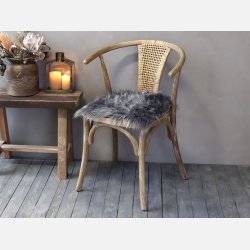 Imiteret Skind - m�rk gr�
