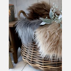 Imiteret Skind - m�rk gr�