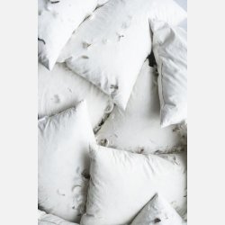 Monteringspude med andefjer og dun - 850 g - 60x60 cm
