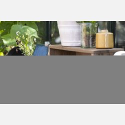 Hus t/fyrfadslys - Nyhavn - brunt tag uden skorsten