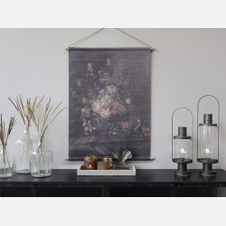 L�rred til oph�ng med blomsterprint