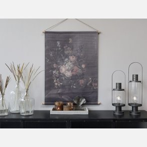 L�rred til oph�ng med blomsterprint