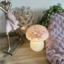 Mushroom glaslampe - Rosa
