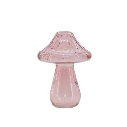 Glasvase - Mushroom - Lyser�d - Stor