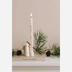 Kertelys med Merry Christmas