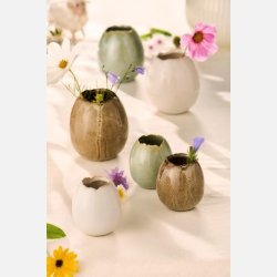 Vase til 1 blomst - �g - Gr�n - Stor