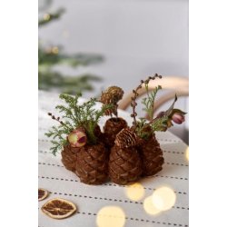 Vase til 7 blomster - Koglering