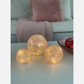 Kugle i lyser�d med LED - 6 timer