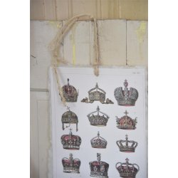 Plakat med kongekroner - Mini