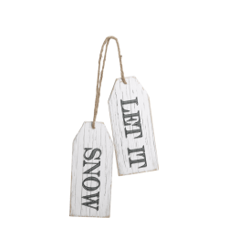 Skilt Let It Snow