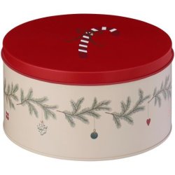 D�se med juleranke - My Nostalgic Christmas - Rund