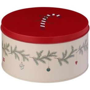 D�se med juleranke - My Nostalgic Christmas - Rund