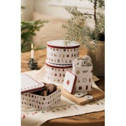 Kaged�se med juleikoner - My Nostalgic Christmas - Rund
