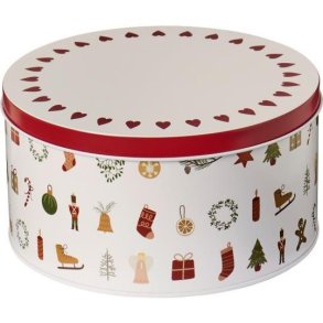 Kaged�se med juleikoner - My Nostalgic Christmas - Rund