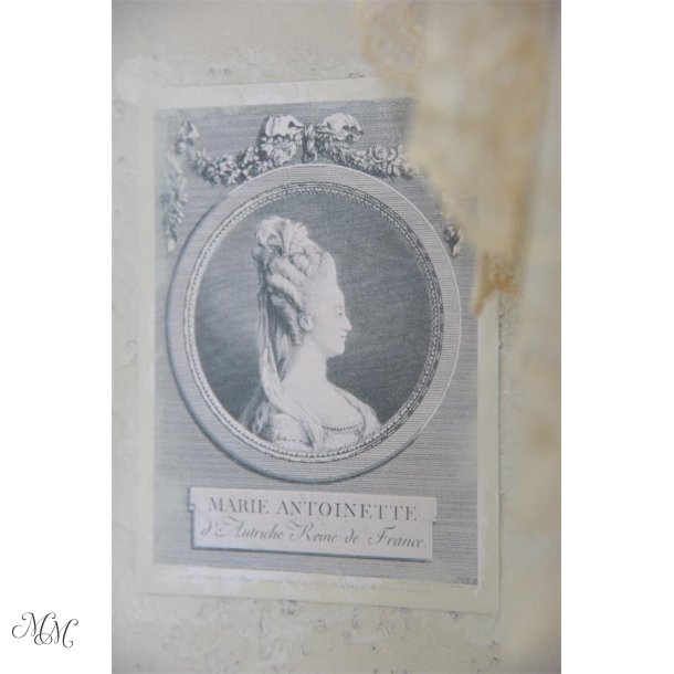 M�beldekoration med Marie Antoinette