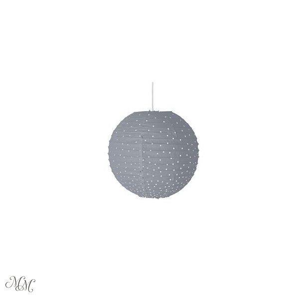 Pendel - Gr� - Papir - �.20 cm