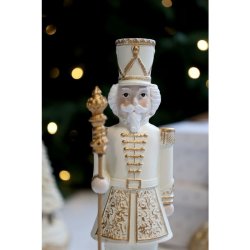 No&euml;l Spilled�se med n�ddekn�kker - Antique creme