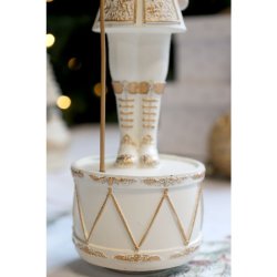 No&euml;l Spilled�se med n�ddekn�kker - Antique creme
