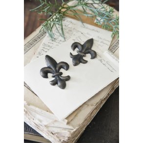 Lilje - Ornament - Dark vintage