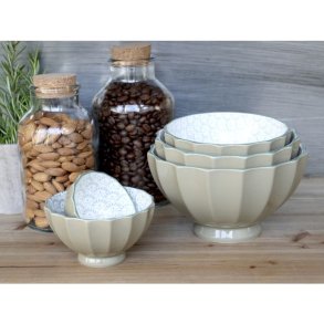 Ar&eacute;s Lattesk�l med m�nster s�t af 5 - Verte