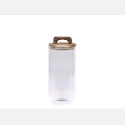 Opbevaringsglas med l�g af akacietr�