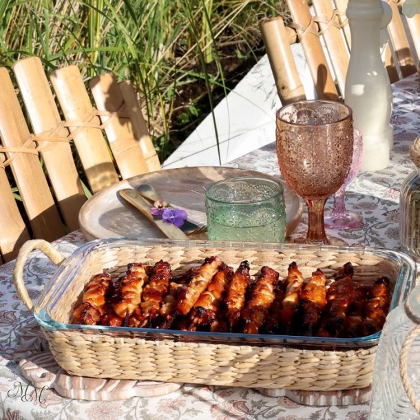 Fad med fletkurv - Lille