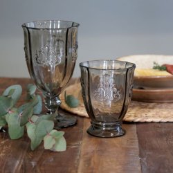 Saint - &Eacute;milion Glas med m�nster - Fransk gr�