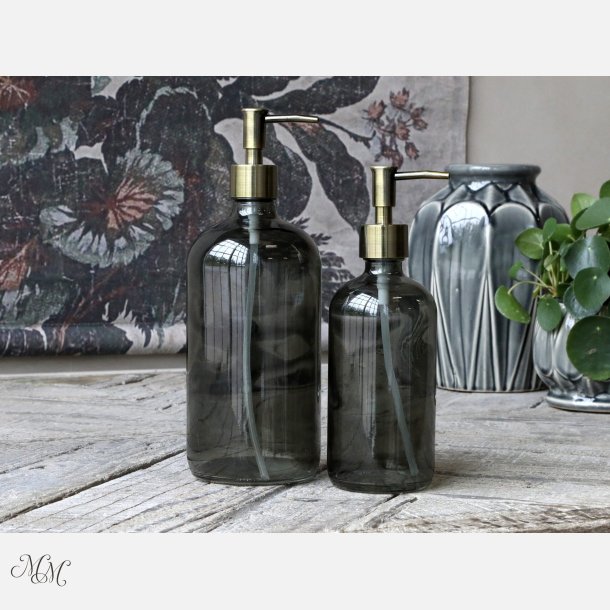 Flaske med 2 pumper 1000 ml. - kul
