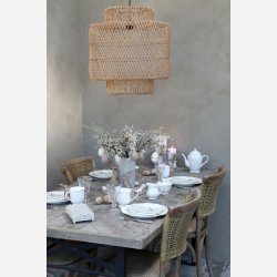 Servietholder med dekor kant