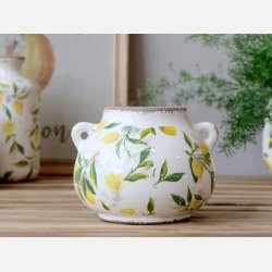 Limone Skjuler med citronmotiv