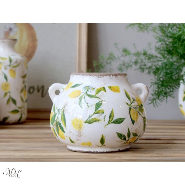 Limone Skjuler med citronmotiv