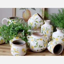 Limone Skjuler med citronmotiv