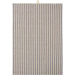 Viskestykke Elly med bl� og brune striber