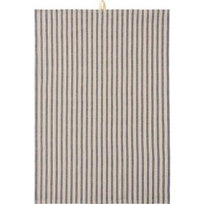Viskestykke Elly med bl� og brune striber
