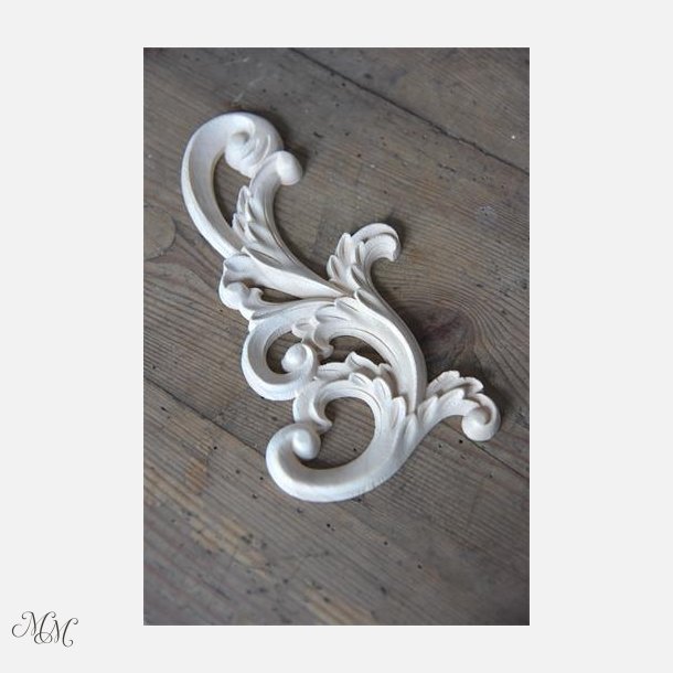 Tr� ornament - 20 x 10 cm - s�t af 2