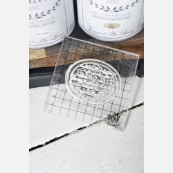 Trykplade med h�ndtag - 10 x 10 cm