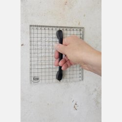 Trykplade med h�ndtag - 20 x 25 cm