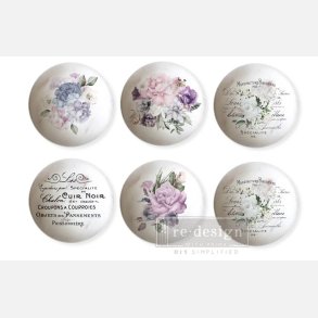 Knop transfer papir - Paris Cottage