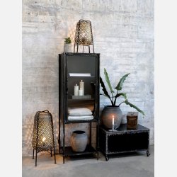Lampe i flet - Antique kul