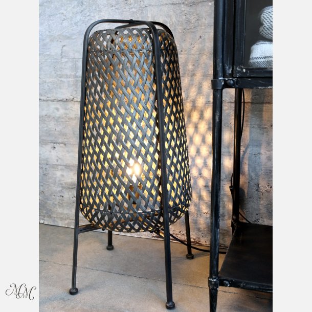 Lampe i flet - Antique kul
