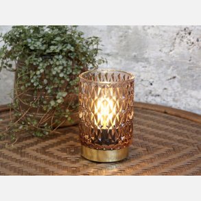 Lampe med diamantm�nster - LED