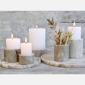 Morlaix Holder af marmor - latte