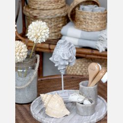 Morlaix Holder af marmor - latte