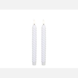 Kronelys LED - Snoet - 2 pak - incl. fjernbetjening